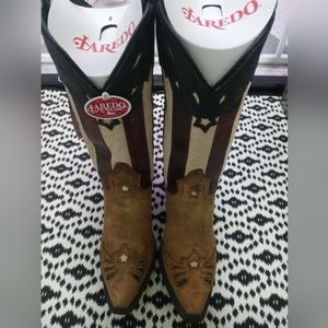 Women's size 8 Laredo Keyes Patriotic Boots